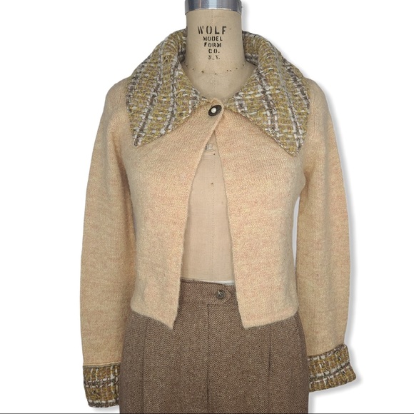 Anthropologie Sweaters - Anthropologie monogram open cardigan sweater small
